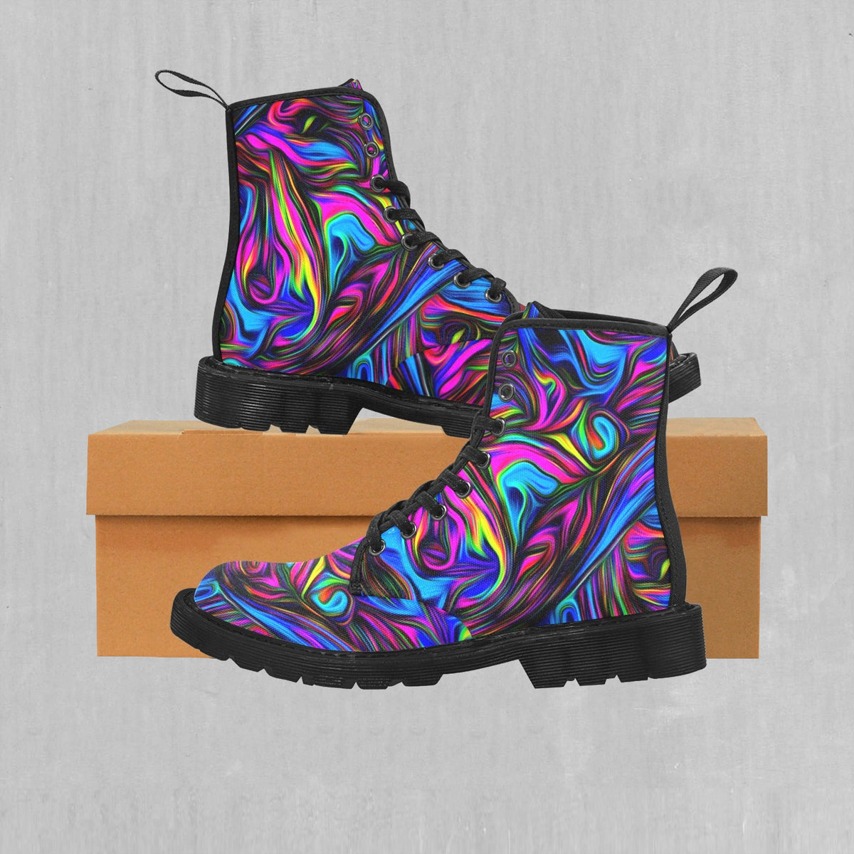 Psychedelic Waves Women's Boots