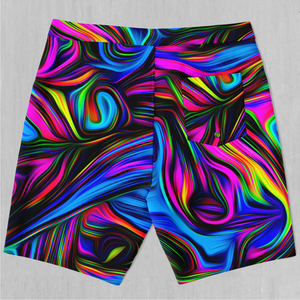 Psychedelic Waves Board Shorts
