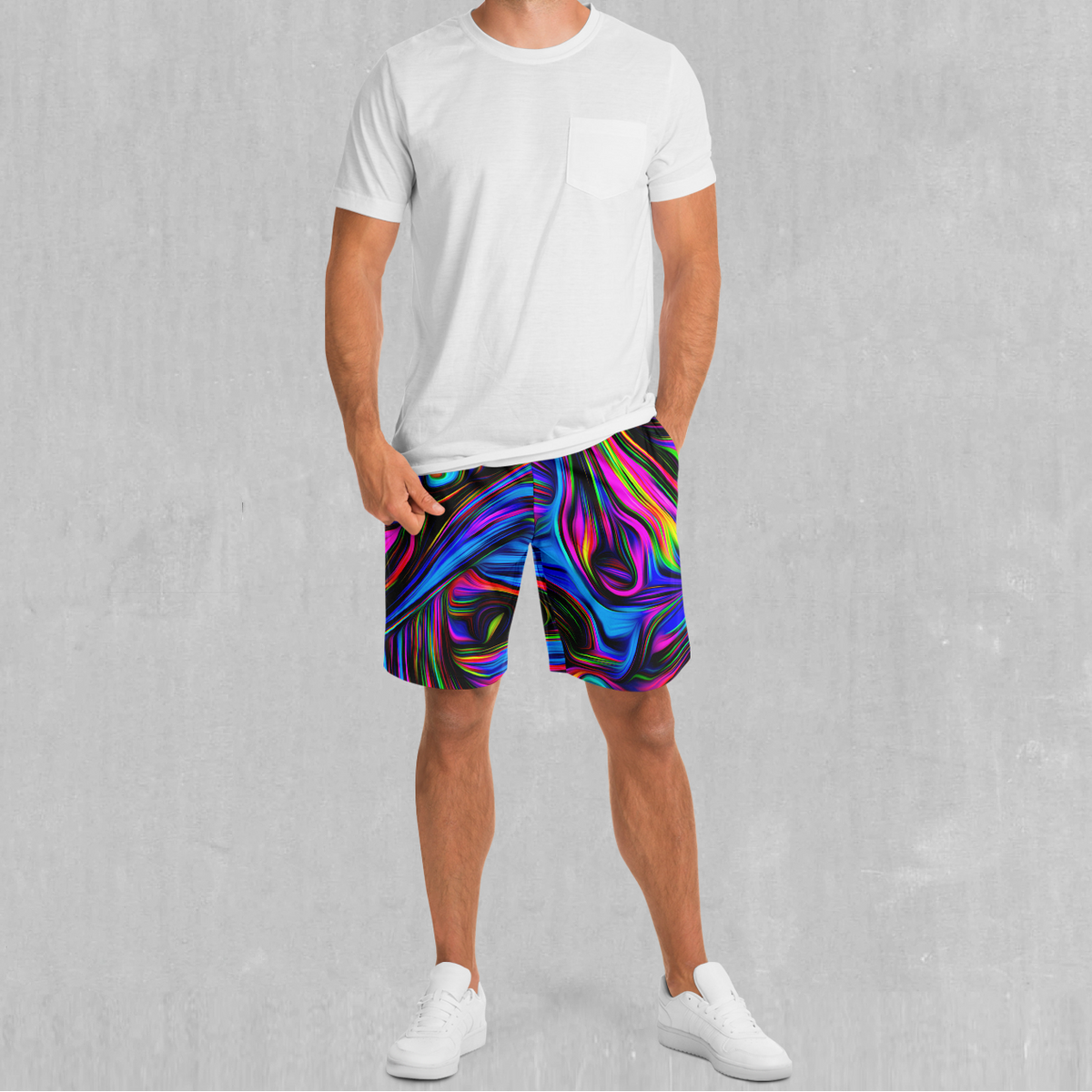 Psychedelic Waves Shorts