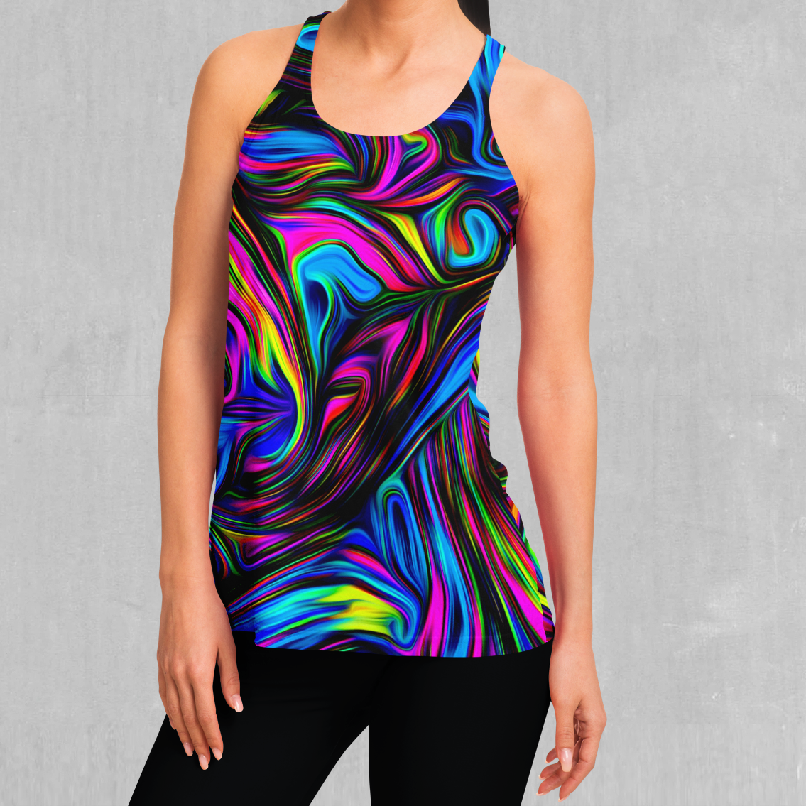 Psychedelic Waves Women's Tank Top