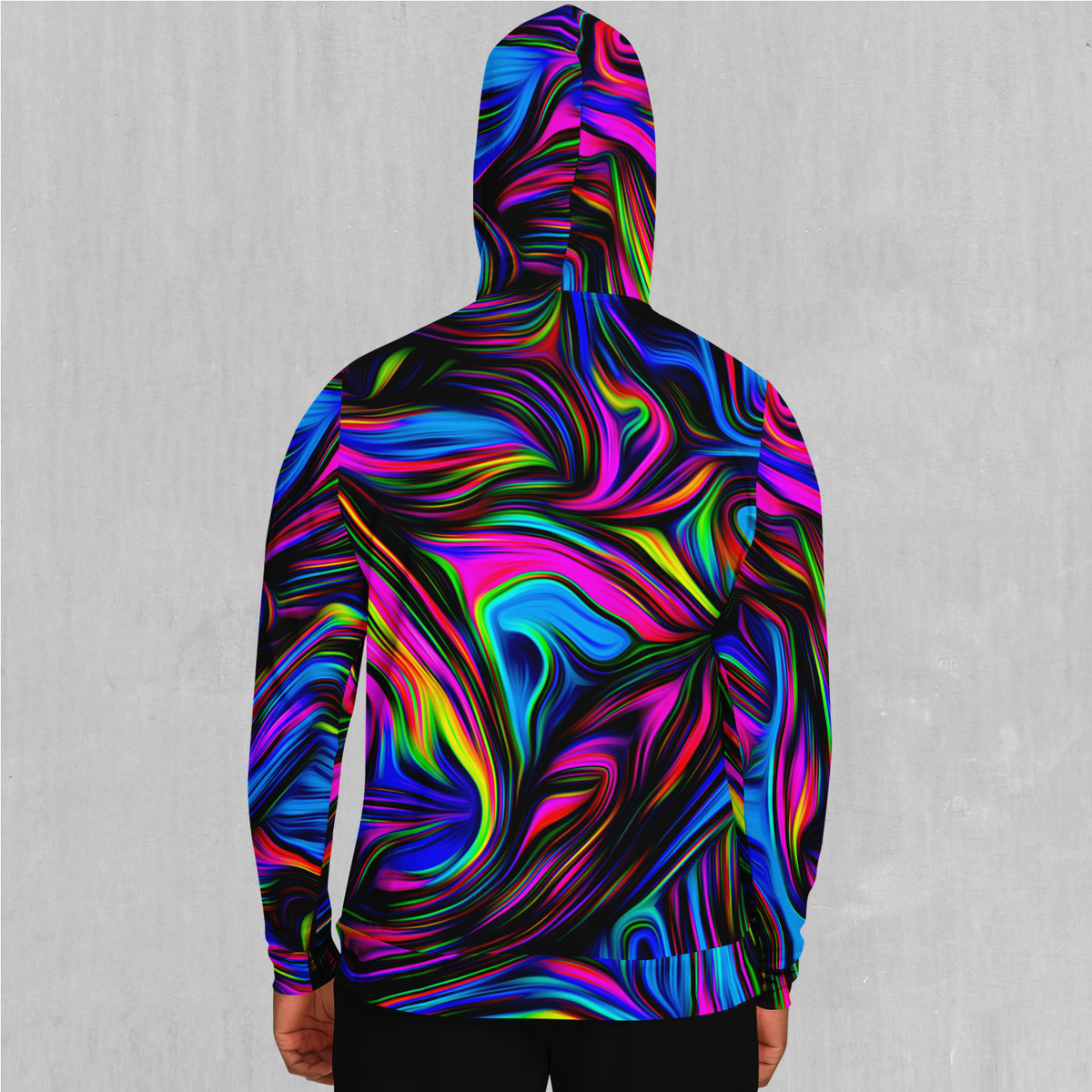 Psychedelic Waves Hoodie - Azimuth Clothing