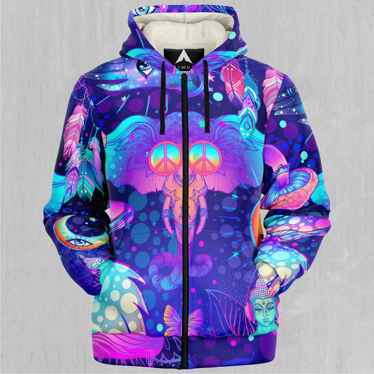 Psycho Luminescence Sherpa Hoodie