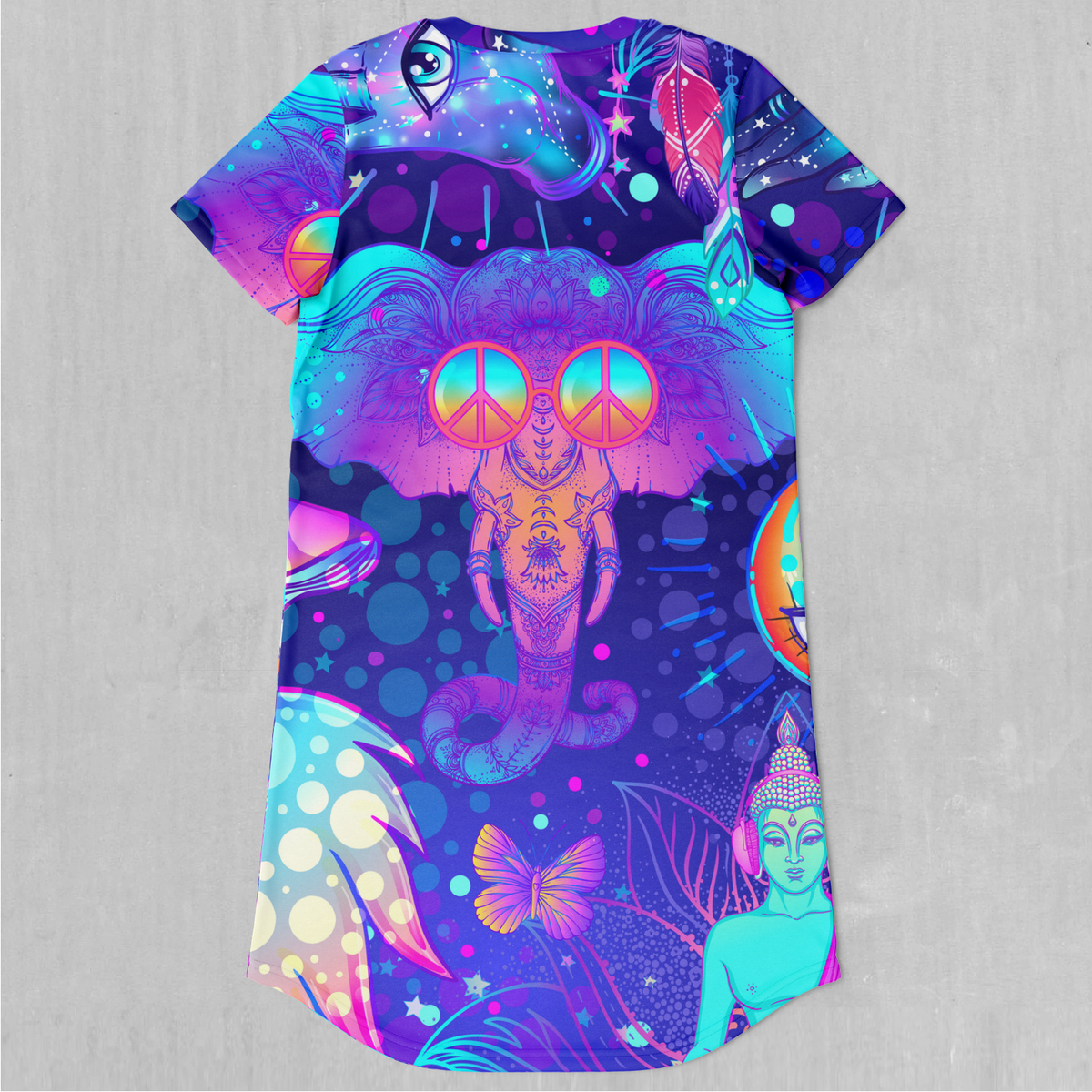 Psycho Luminescence T-Shirt Dress