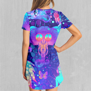 Psycho Luminescence T-Shirt Dress