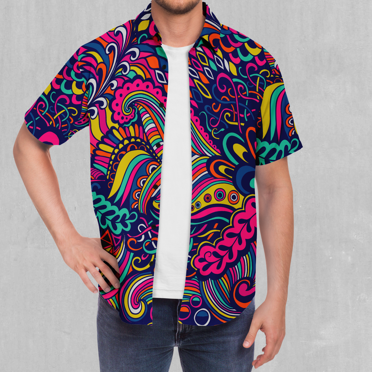 Psychotropic Button Down Shirt