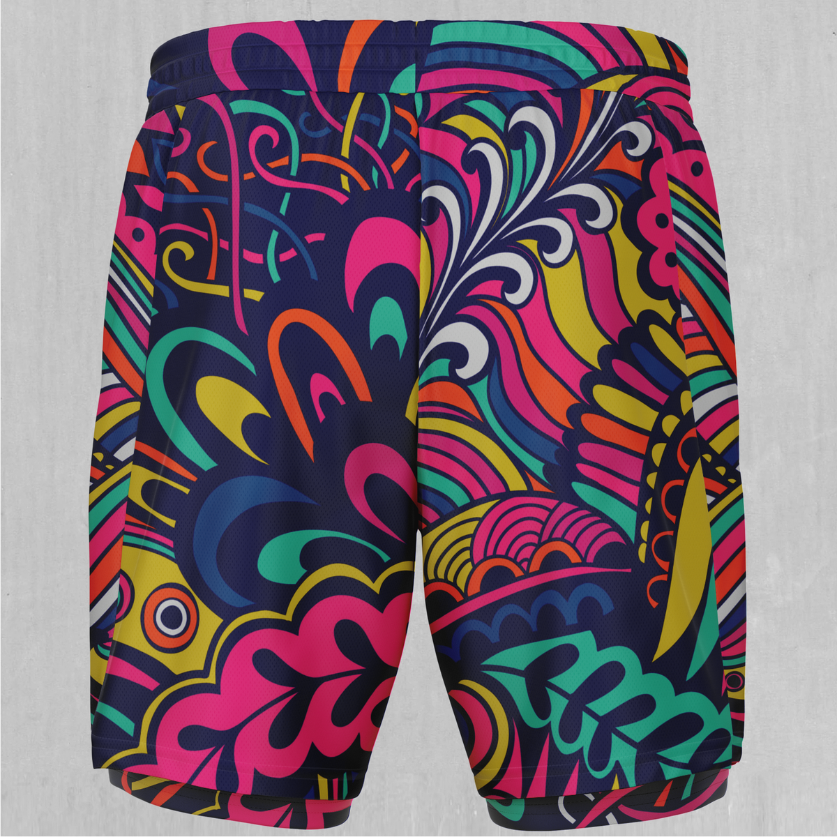 Psychotropic Men's 2 in 1 Shorts