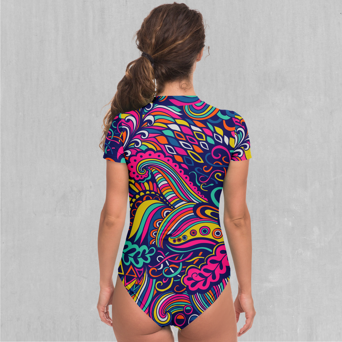 Psychotropic Short Sleeve Bodysuit