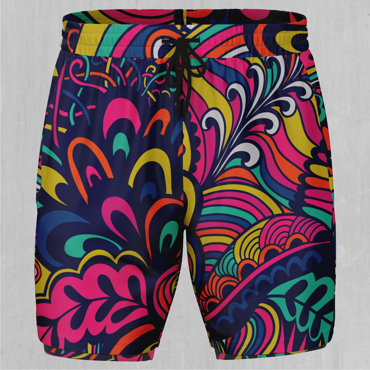 Psychotropic Men's 2 in 1 Shorts
