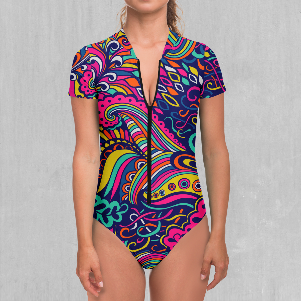Psychotropic Short Sleeve Bodysuit
