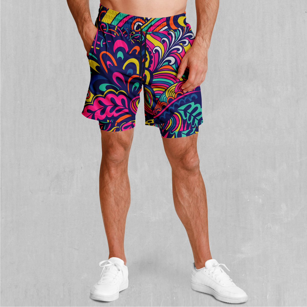 Psychotropic Men's 2 in 1 Shorts