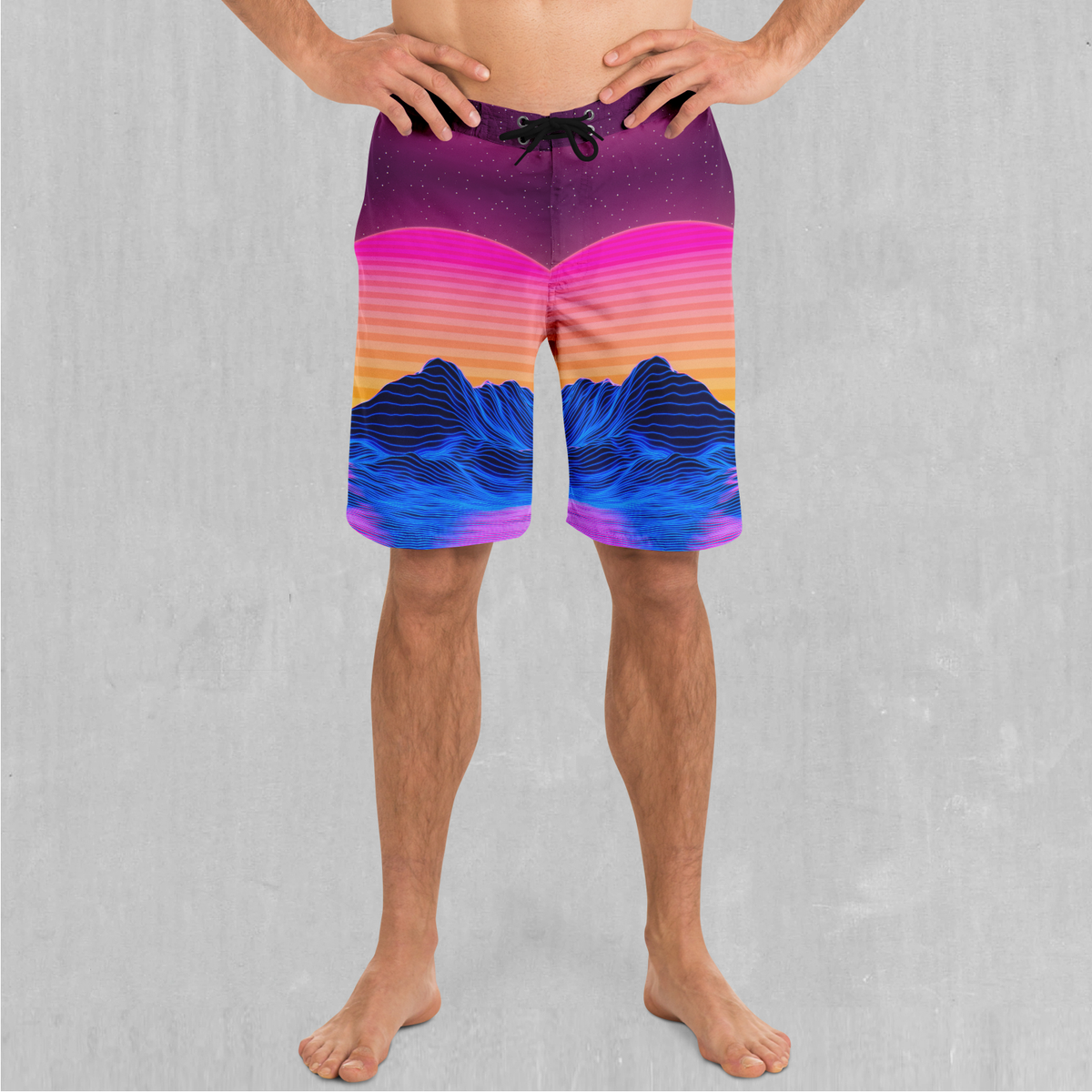 Radial Glow Board Shorts