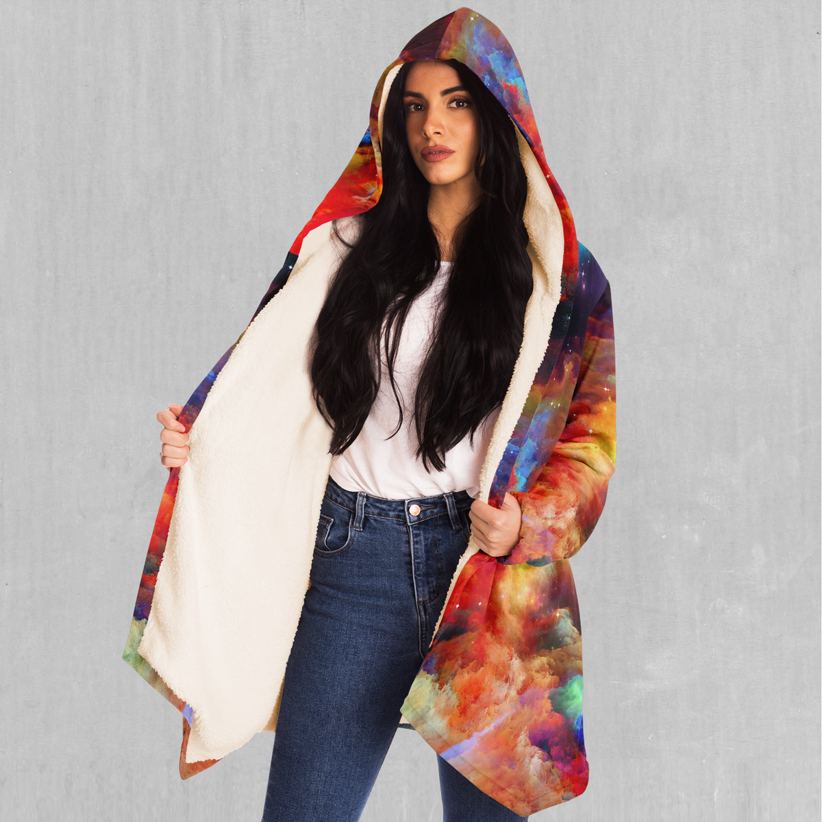 Rainbow Galaxy Cloak - Azimuth Clothing