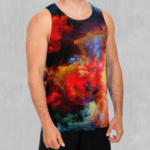 Rainbow Galaxy Men's Tank Top - Azimuth Clothing