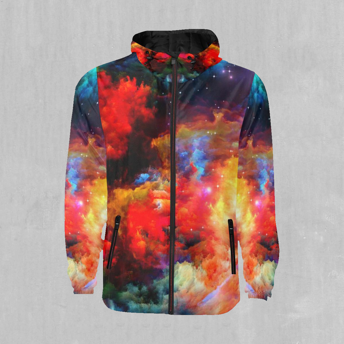 Rainbow Galaxy Windbreaker