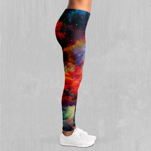 Rainbow Galaxy Leggings - Azimuth Clothing