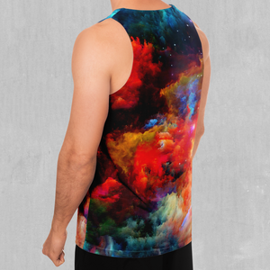 Rainbow Galaxy Men's Tank Top - Azimuth Clothing