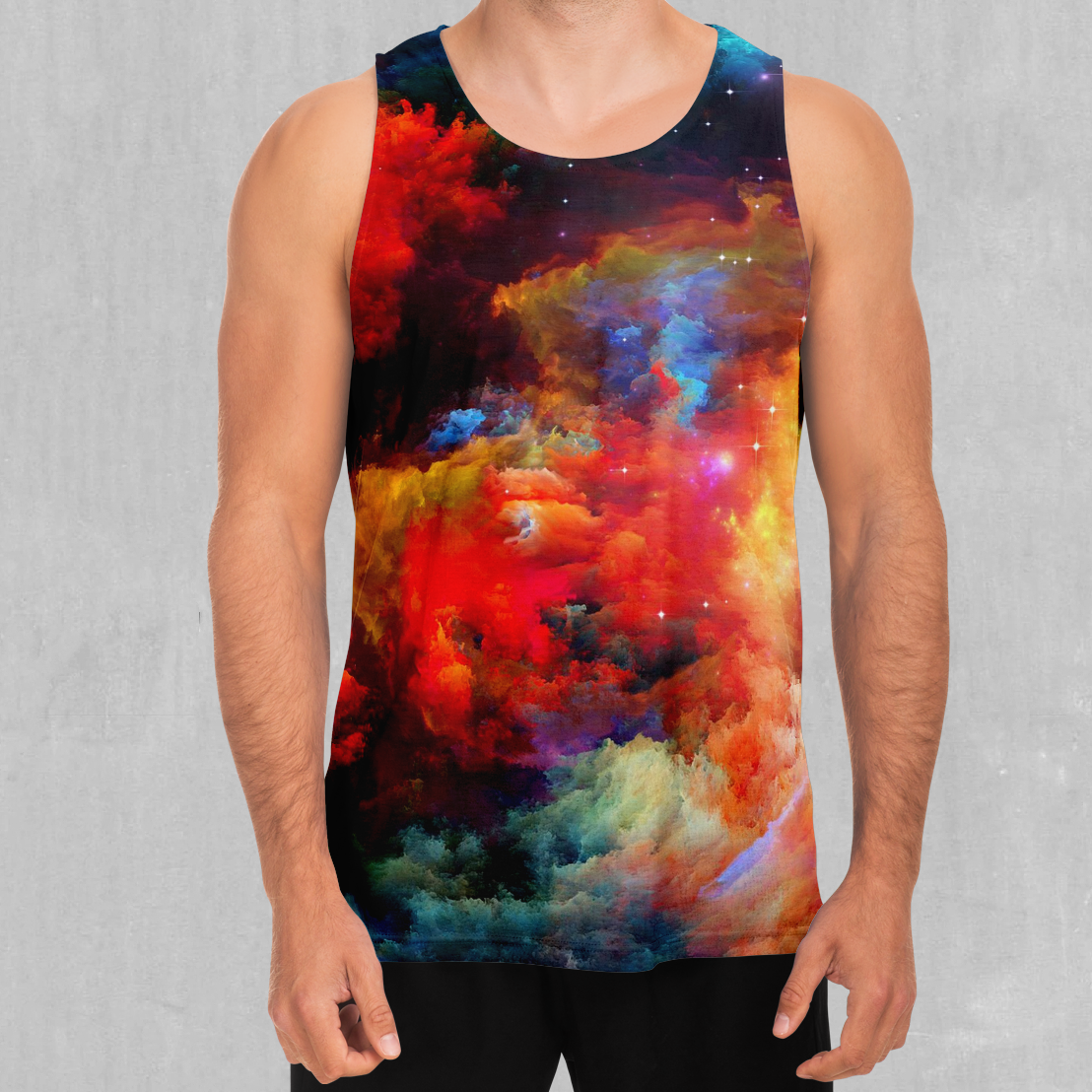 Rainbow Galaxy Men's Tank Top - Azimuth Clothing