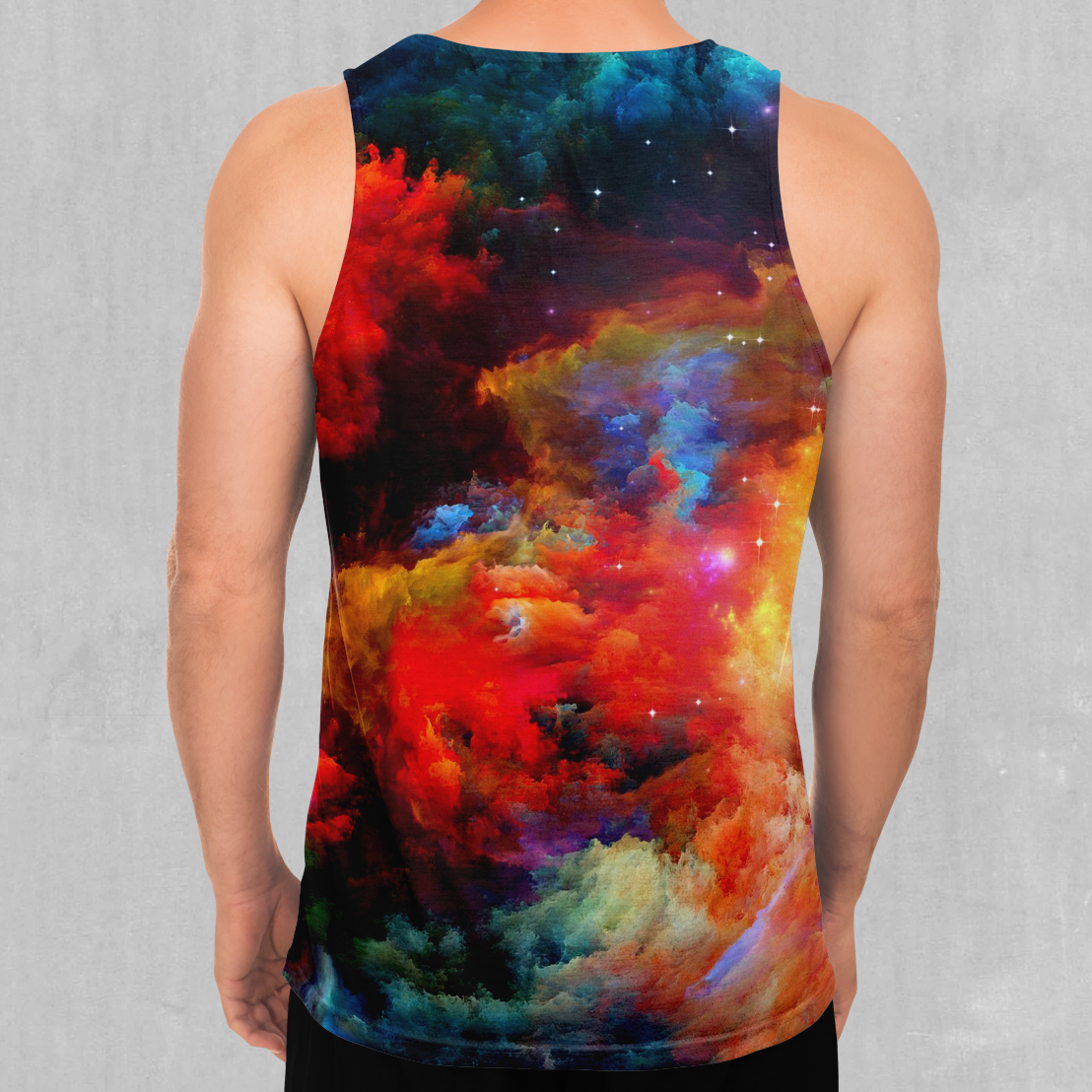 Rainbow Galaxy Men's Tank Top - Azimuth Clothing