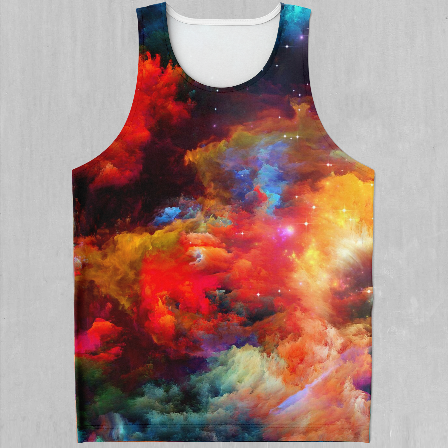 Rainbow Galaxy Men's Tank Top - Azimuth Clothing