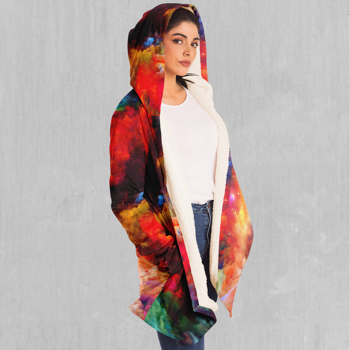 Rainbow Galaxy Cloak - Azimuth Clothing
