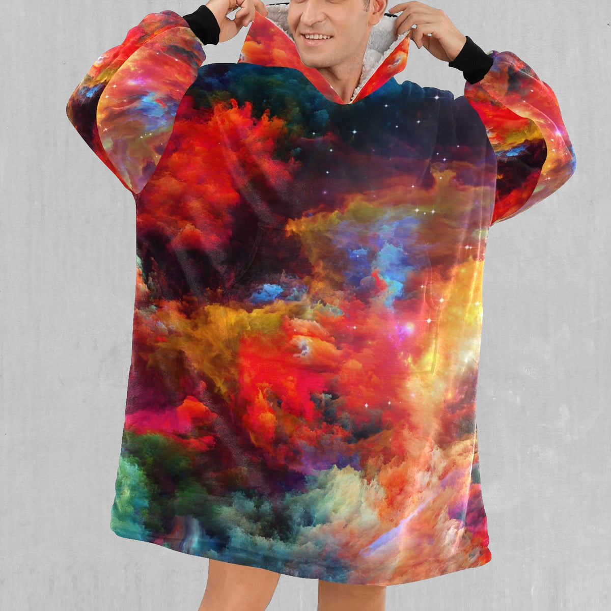 Rainbow Galaxy Blanket Hoodie