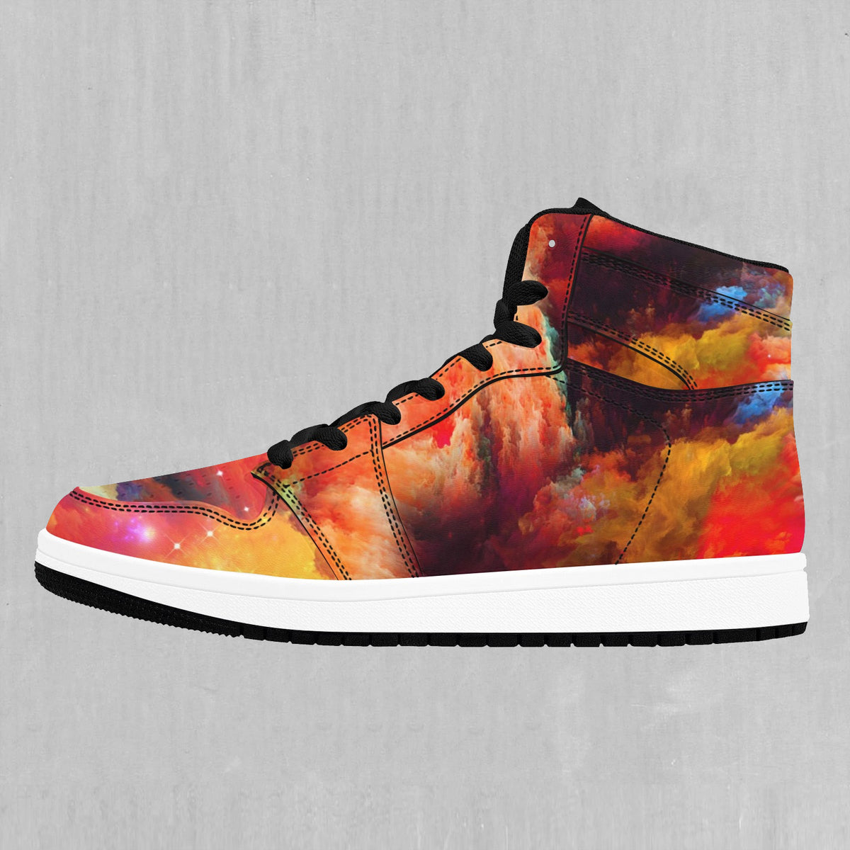 Rainbow Galaxy High Top Sneakers