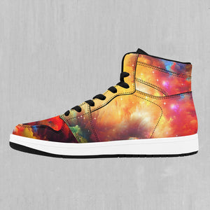 Rainbow Galaxy High Top Sneakers