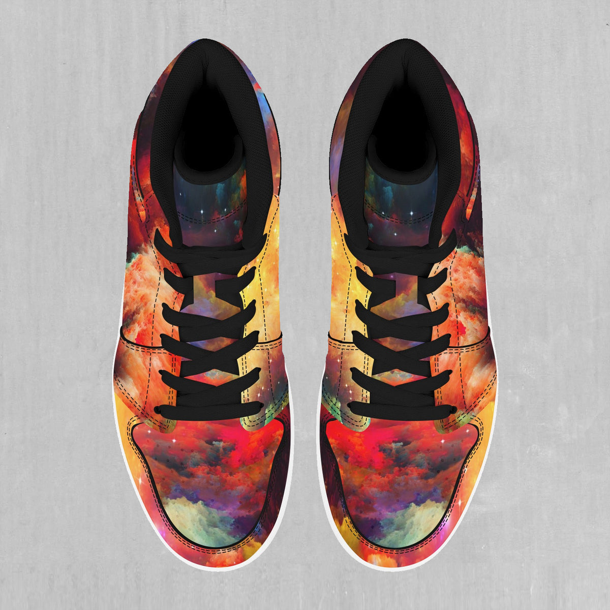 Rainbow Galaxy High Top Sneakers
