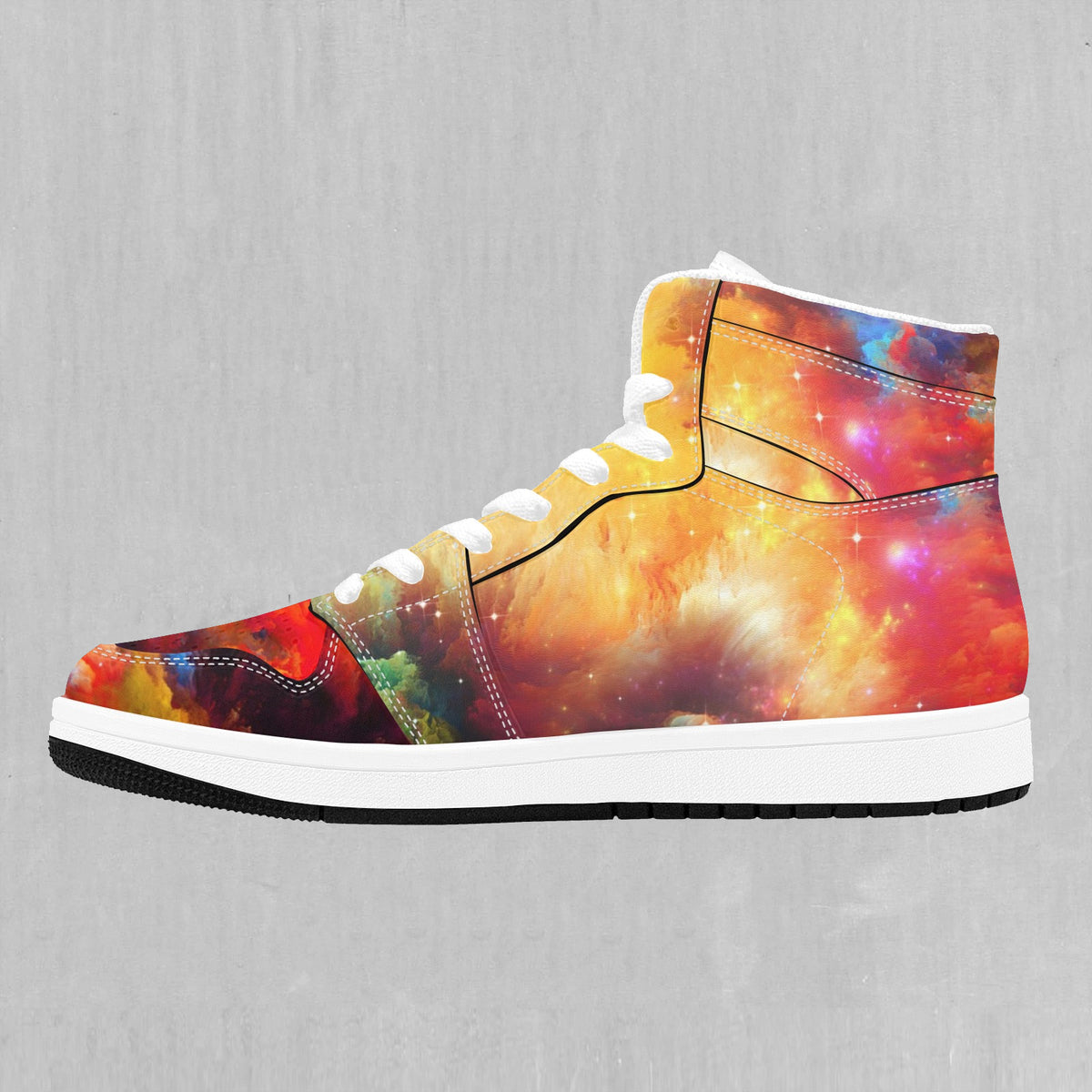Rainbow Galaxy High Top Sneakers