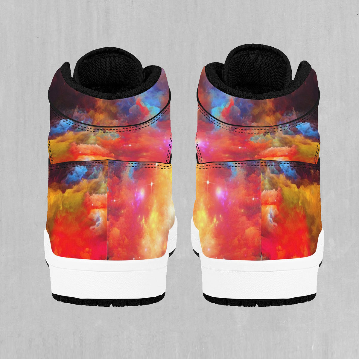 Rainbow Galaxy High Top Sneakers