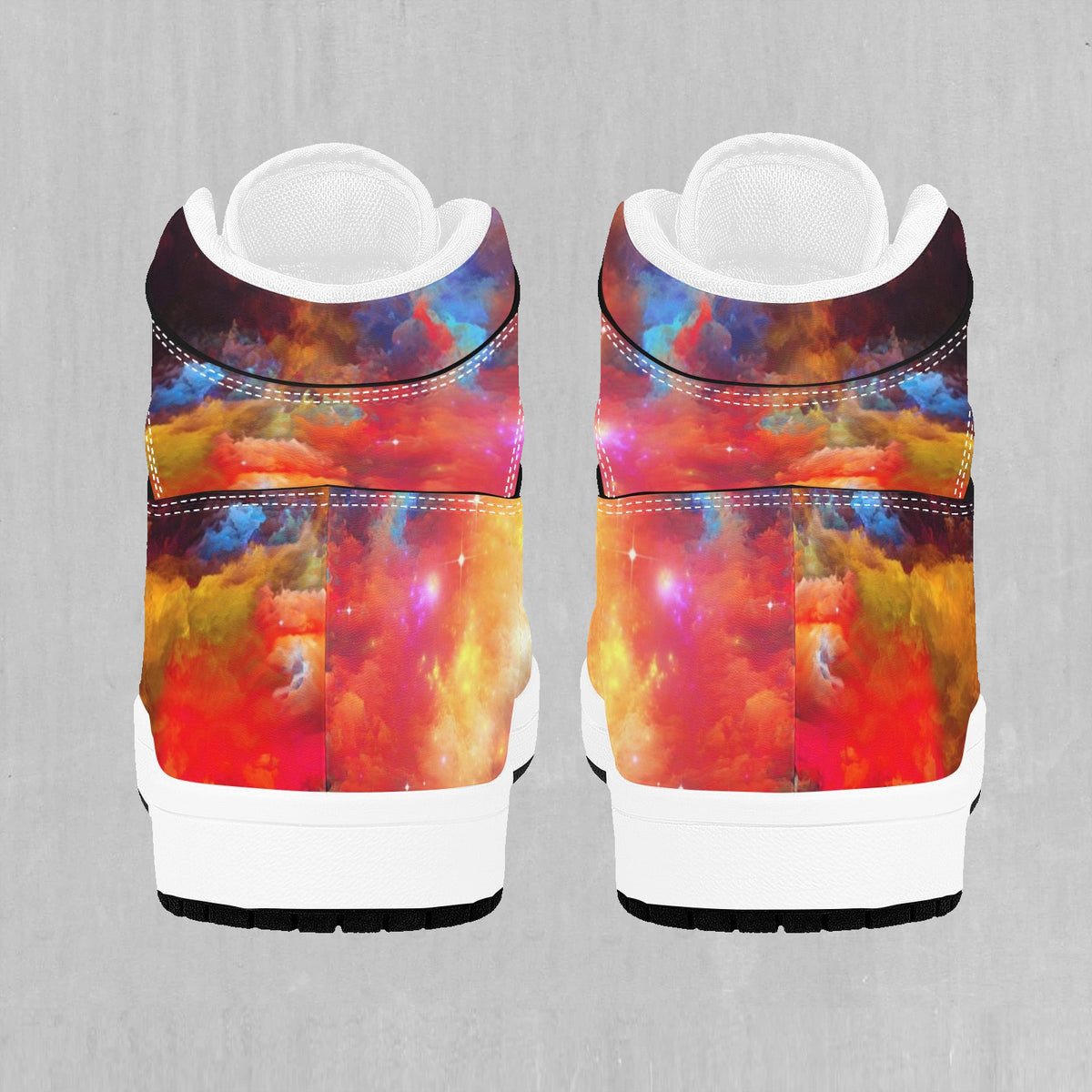 Rainbow Galaxy High Top Sneakers