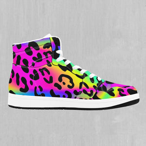 Rave Leopard High Top Sneakers