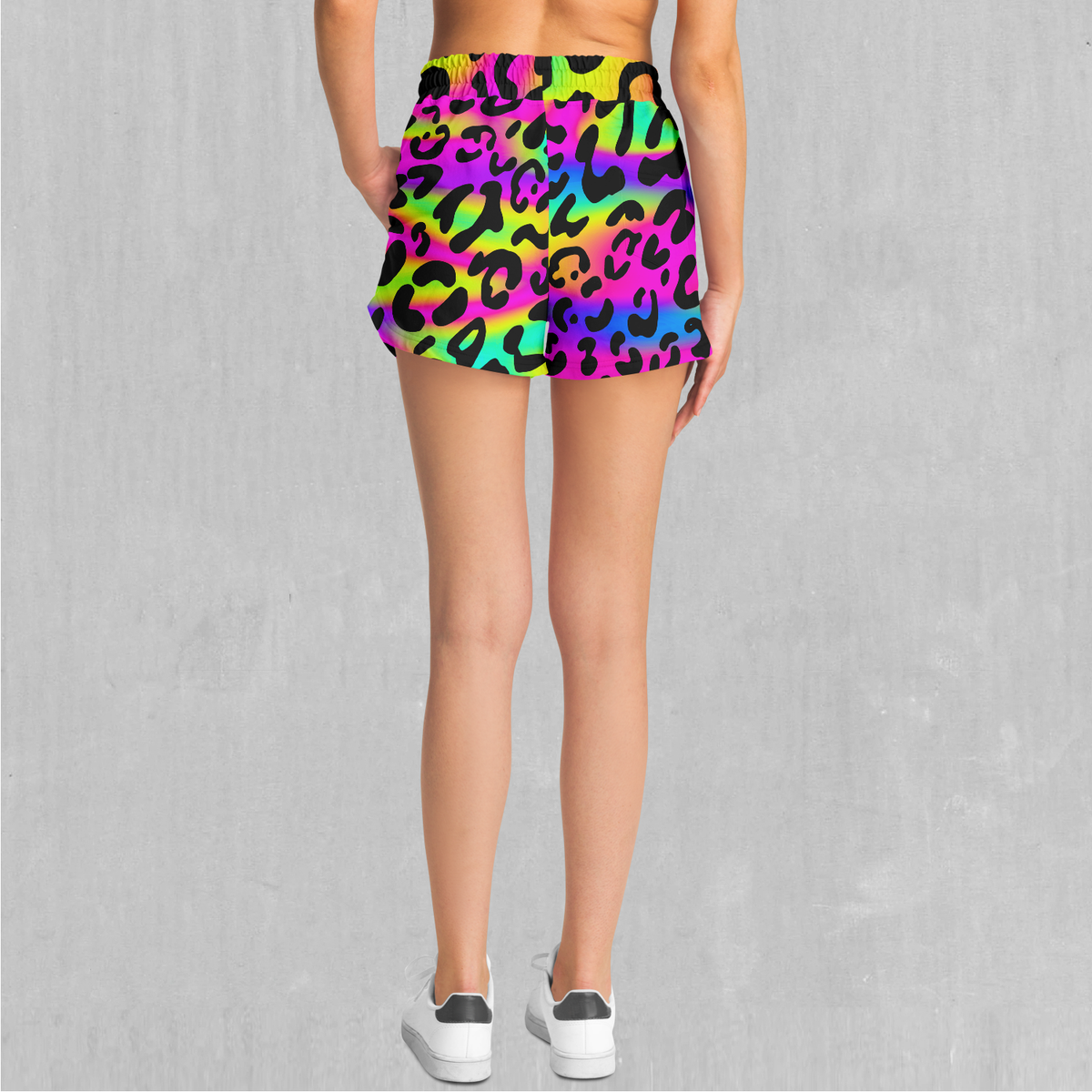 Rave Leopard Women's Shorts