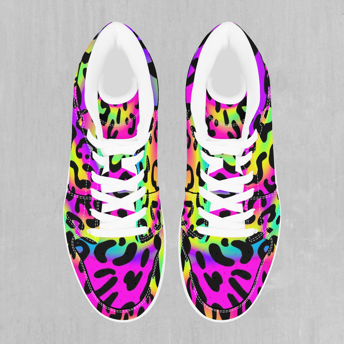 Rave Leopard High Top Sneakers