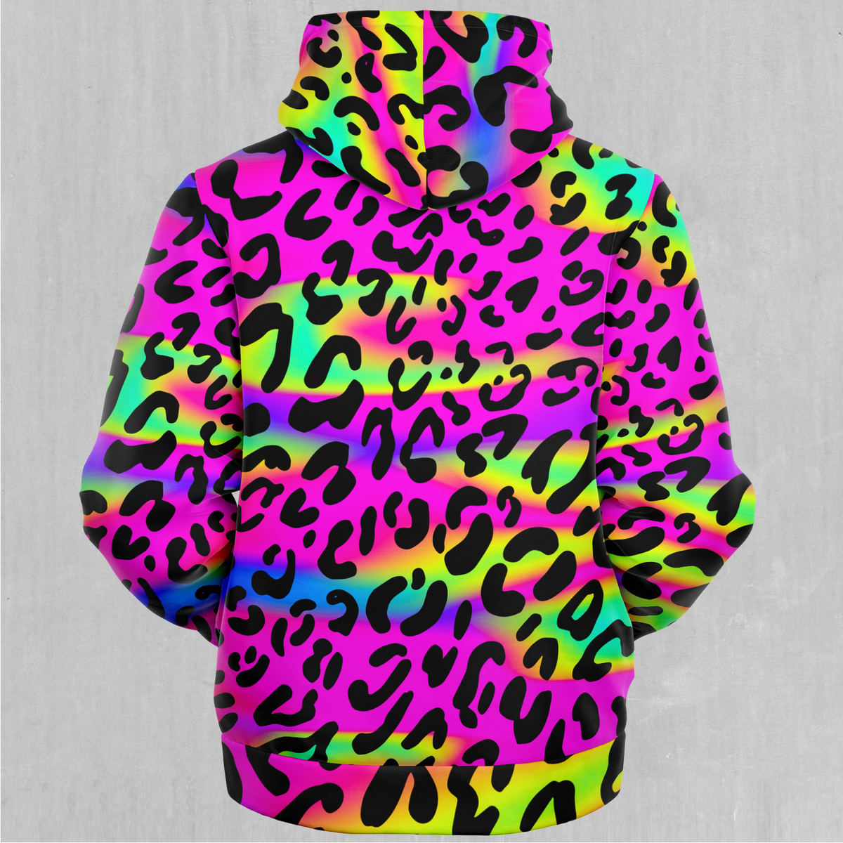 Rave Leopard Sherpa Hoodie