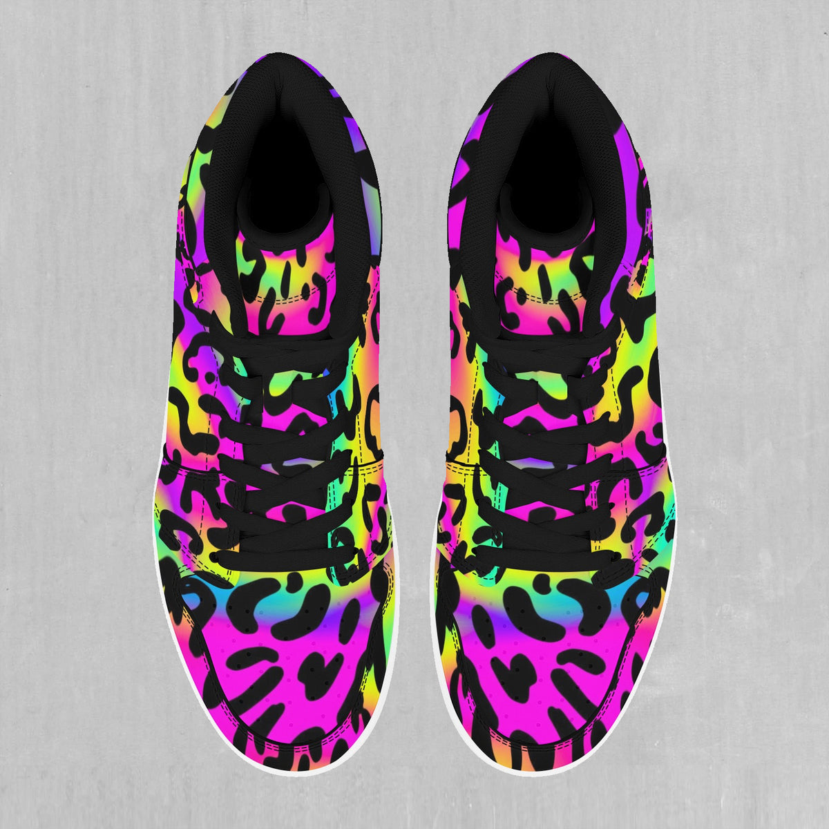Rave Leopard High Top Sneakers