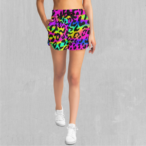 Rave Leopard Women's Shorts