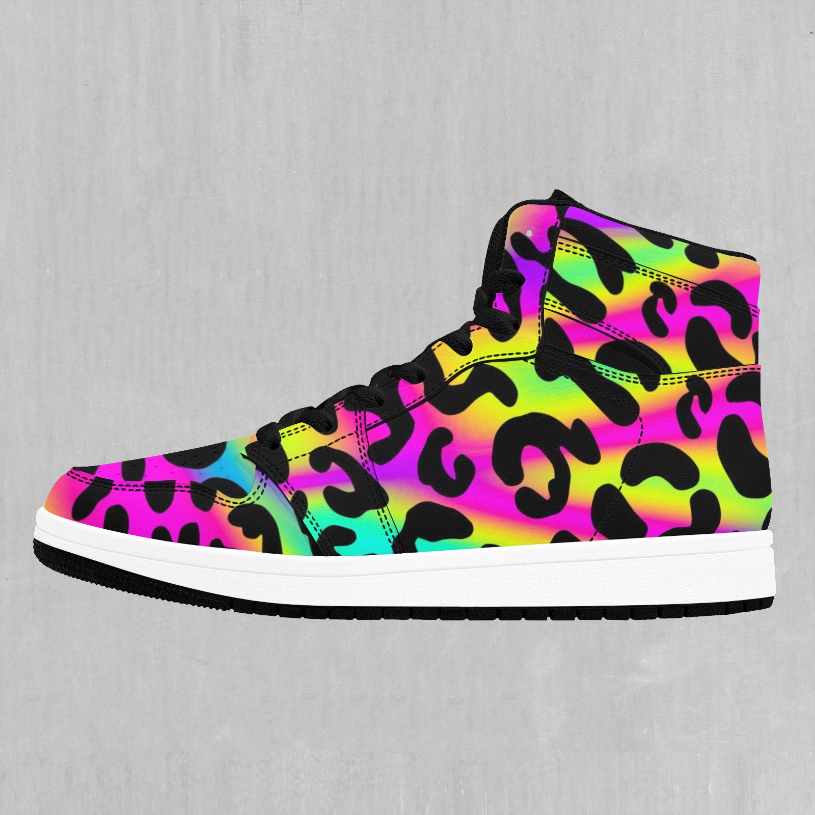 Rave Leopard High Top Sneakers
