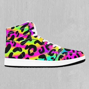 Rave Leopard High Top Sneakers
