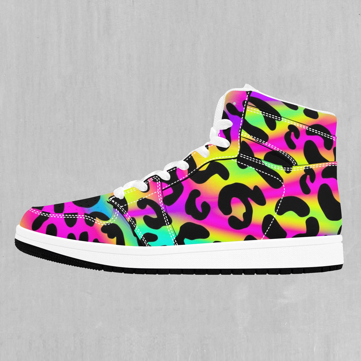 Rave Leopard High Top Sneakers
