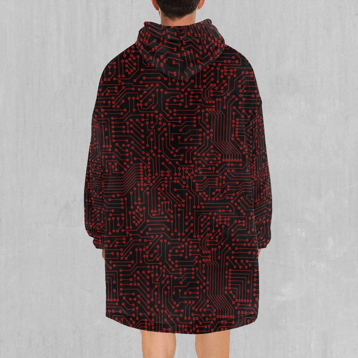 Red Cybernetic Blanket Hoodie