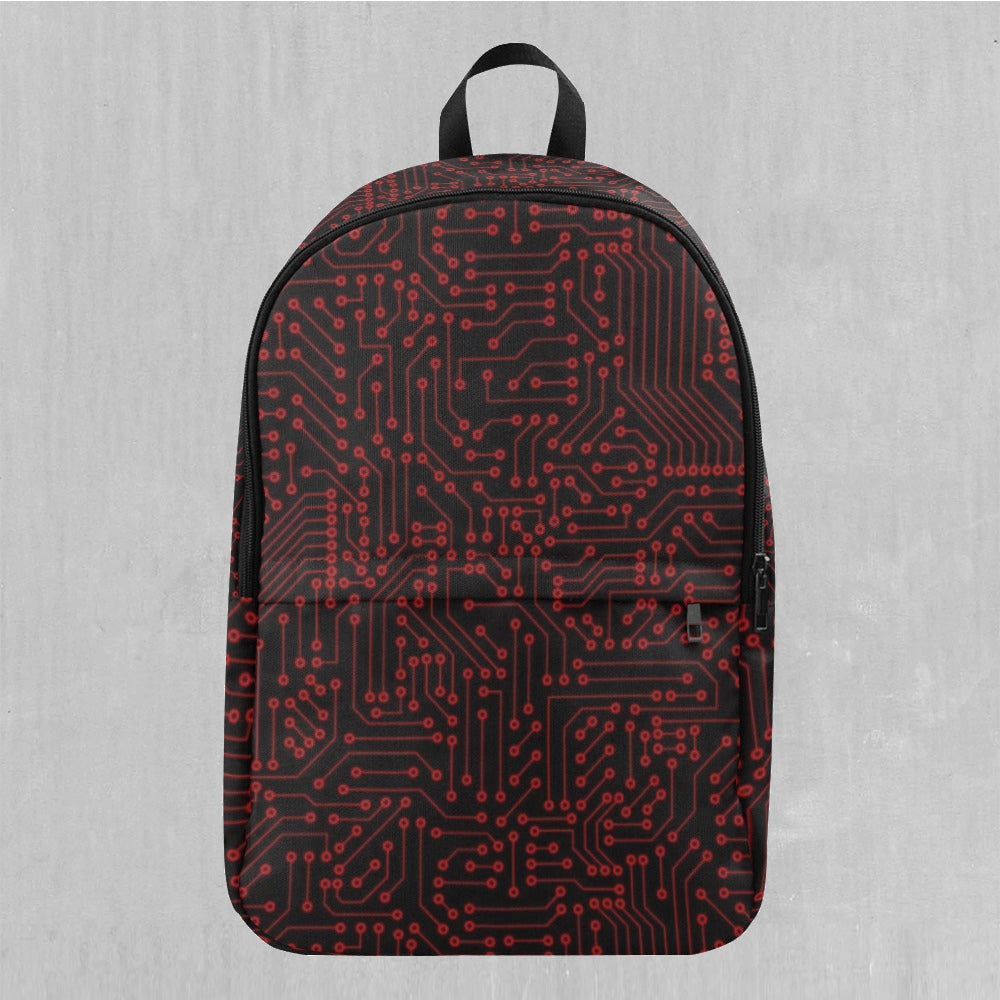 Red Cybernetic Adventure Backpack