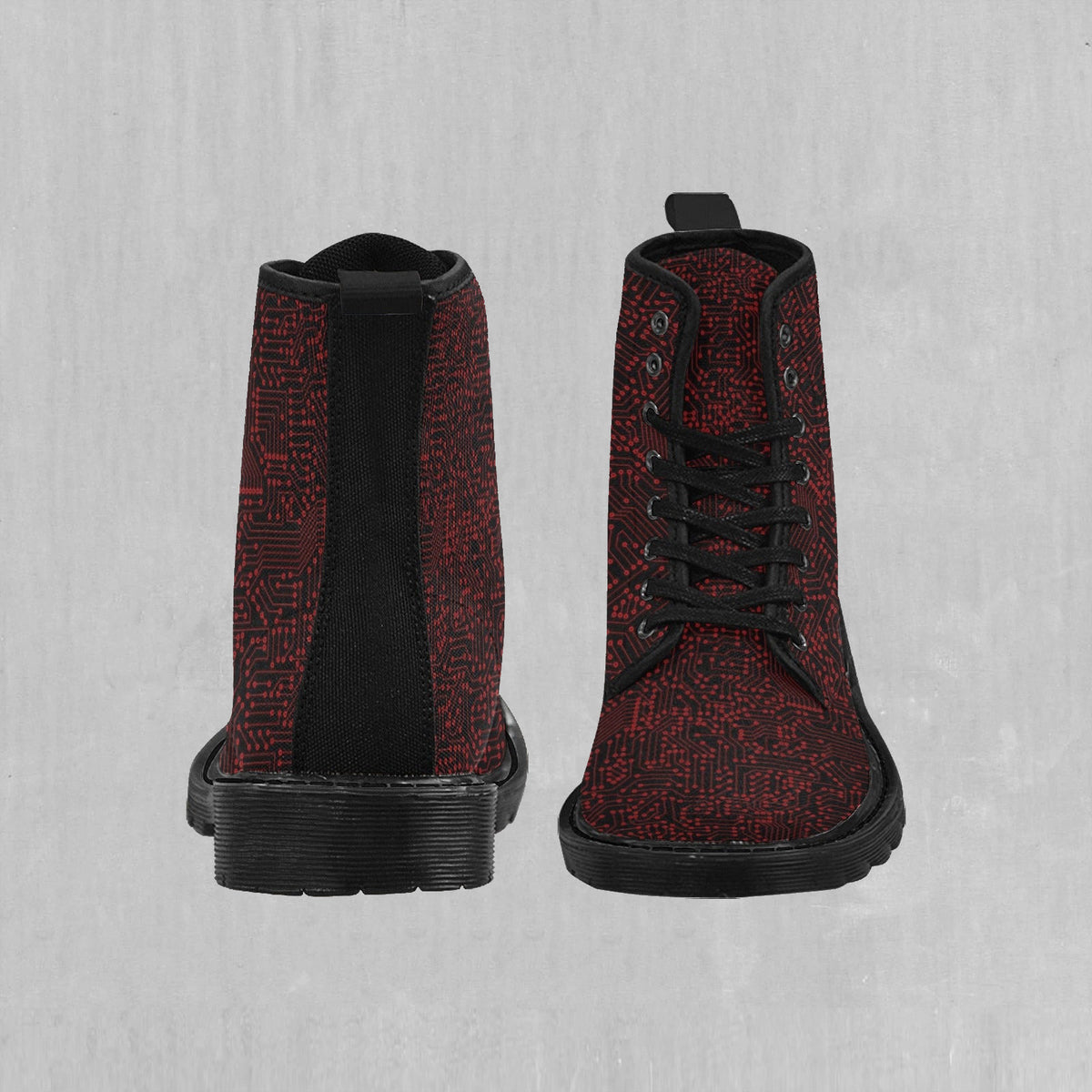 Red Cybernetic Women's Boots