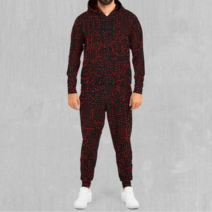 Red Cybernetic Tracksuit