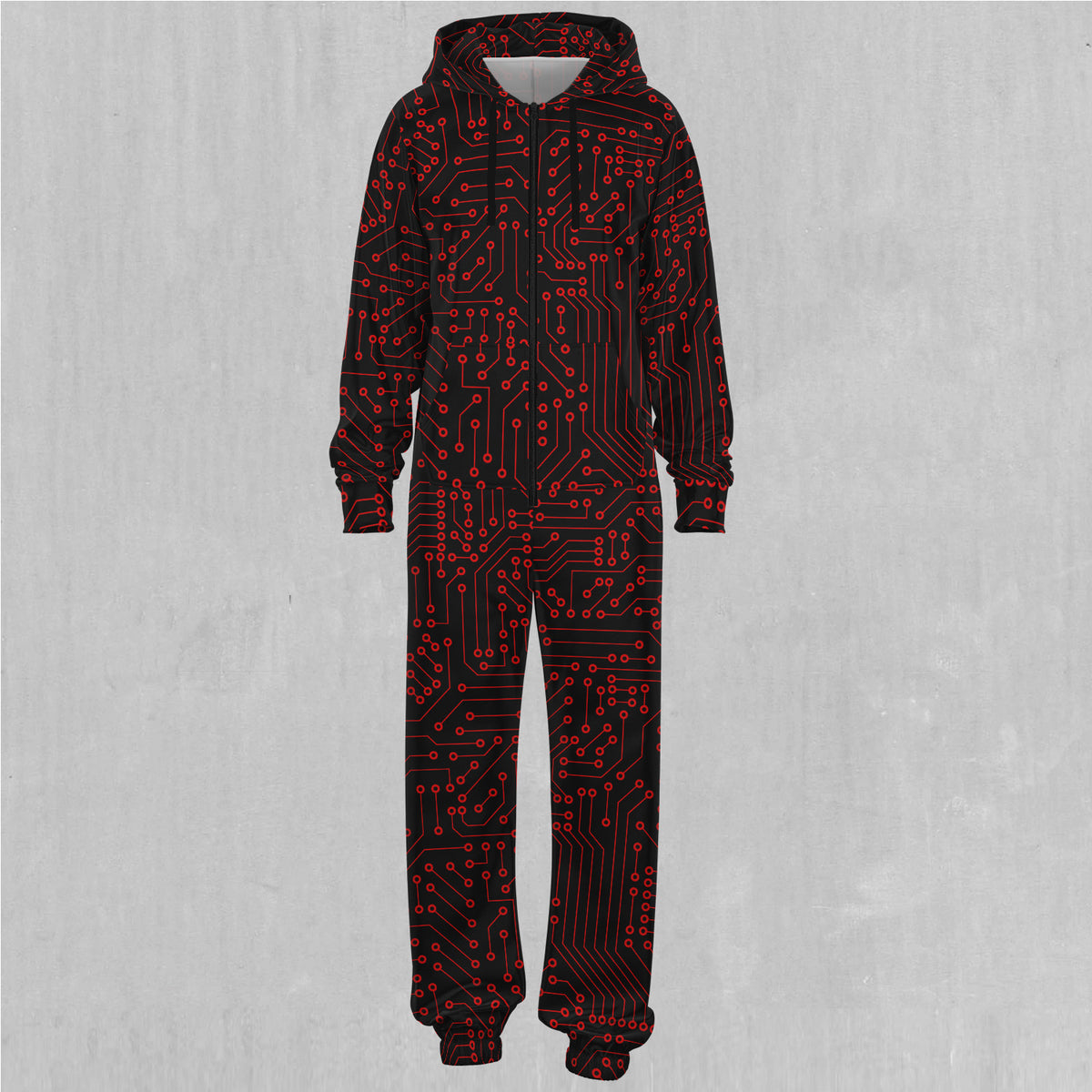 Red Cybernetic Jumpsuit