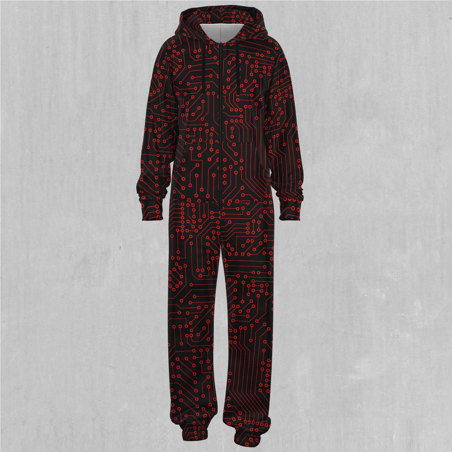 Red Cybernetic Jumpsuit