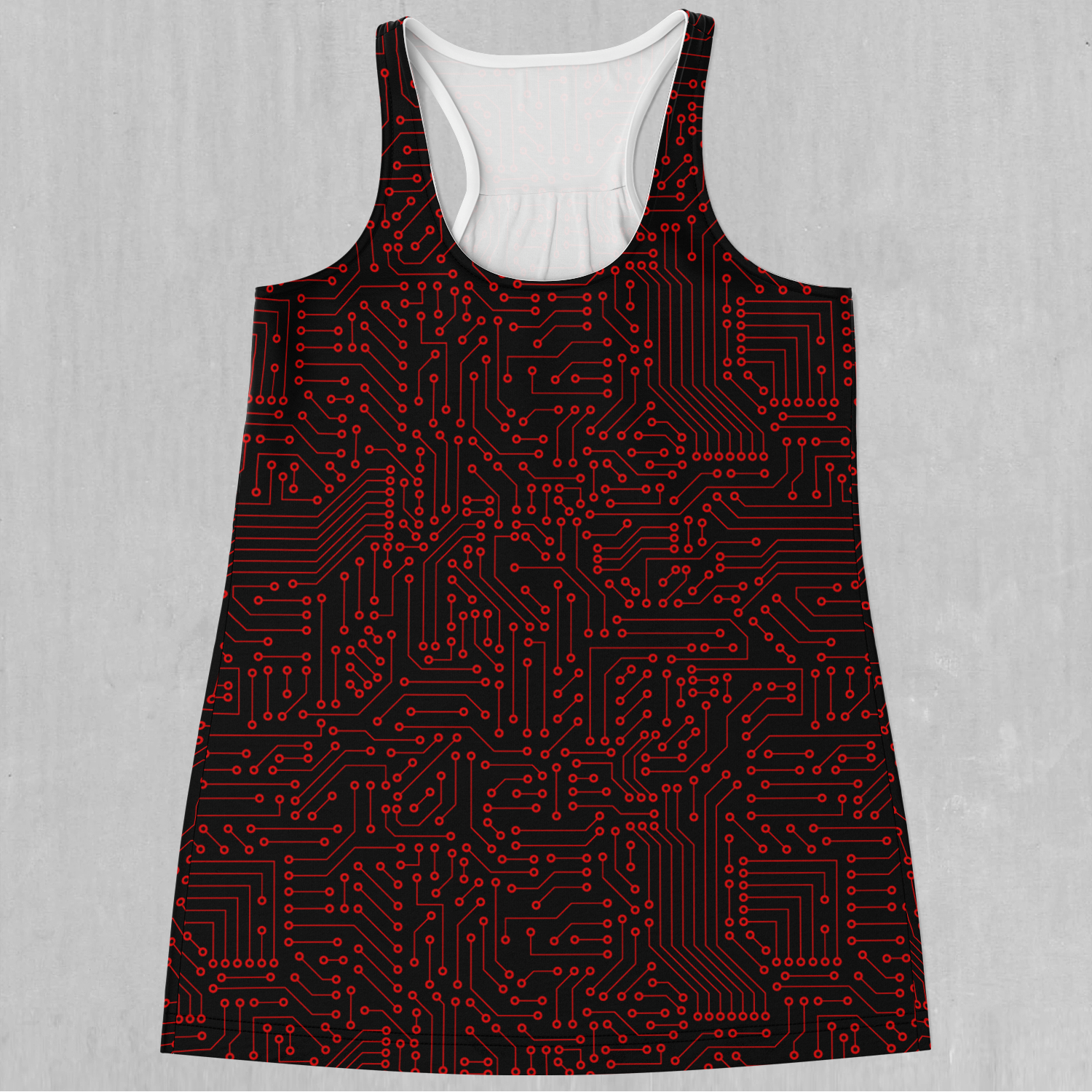 Red Cybernetic Women's Tank Top