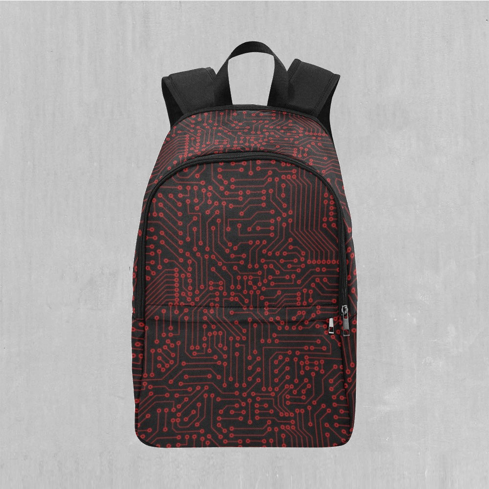 Red Cybernetic Adventure Backpack