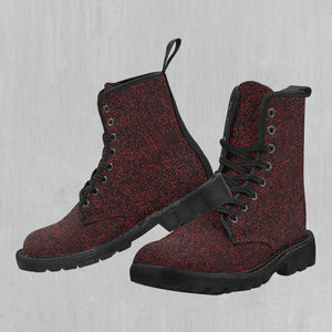 Red Cybernetic Women's Boots