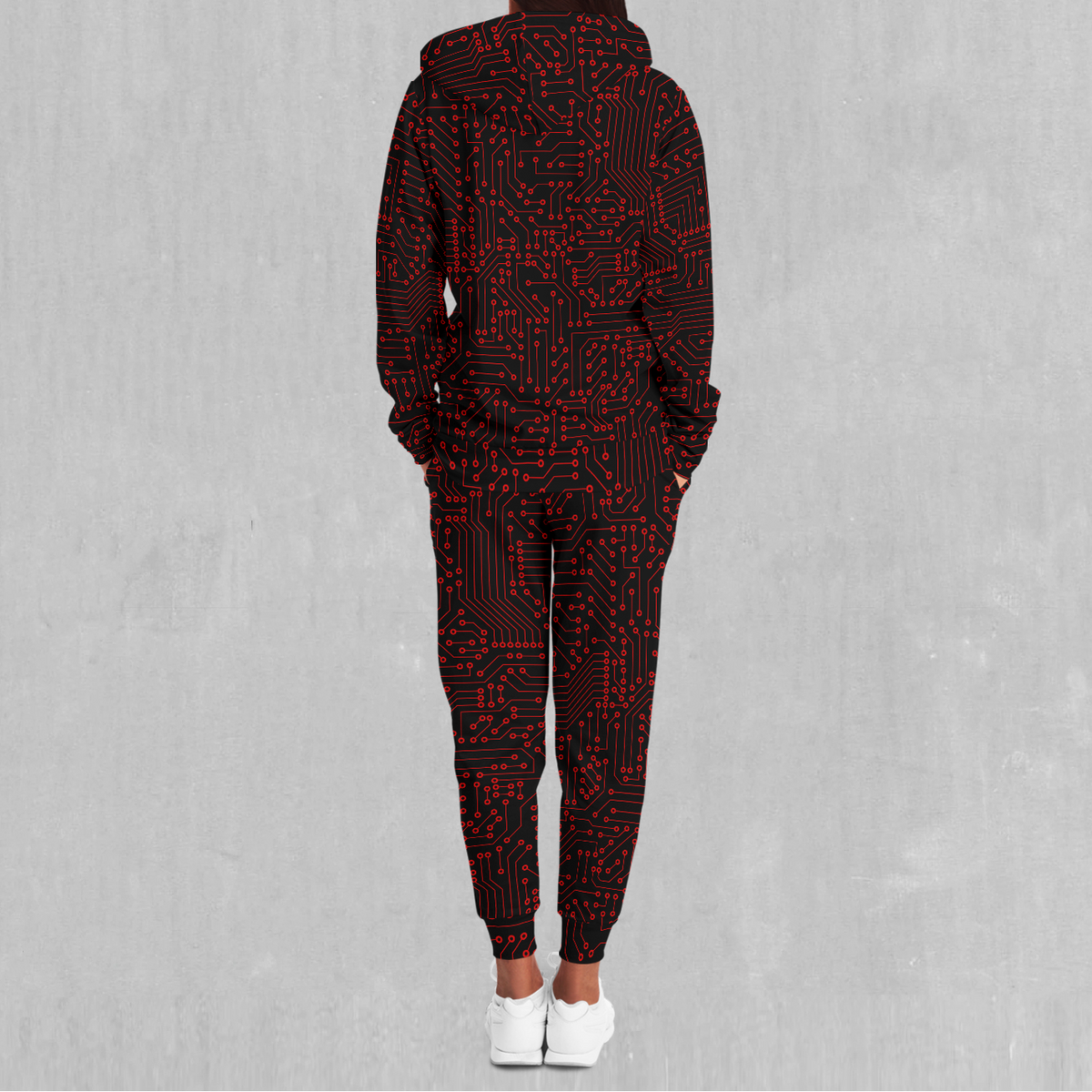 Red Cybernetic Tracksuit
